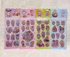 大人気❣️ラブブ☆水シール　ウォーターシール 4枚セット