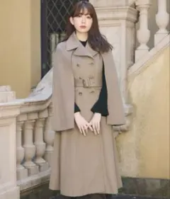 herlipto Mademoiselle 2Way Long Coat