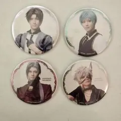 ミュージカル刀剣乱舞　祝玖寿乱舞音曲祭 ランダム缶バッジ　4点セット　花影