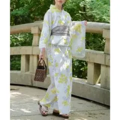 定価11000円　新品未開封　【Chico】ミモザ柄　浴衣　着物