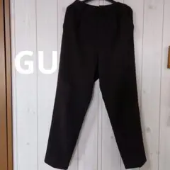 GUブラックタック入りカジュアルパンツ　お仕事パンツ