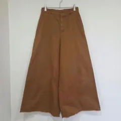 ルカ/レディラックルカ ワイドパンツ 36 切りっぱなし 綿100% カジュアル