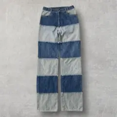 パッチワークストレートデニム 日本製 再構築 Y2K ギミック アーカイブ