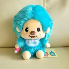 モンチッチ　ぽってりお手玉ぬいぐるみ２　ブルー