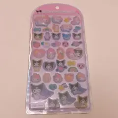 コットンパフィシール　サンリオ　COTTON PUFFY マイメロ クロミ