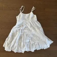 ZARA キャミワンピース ホワイト XS