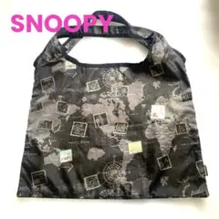 【未使用】スヌーピー☆SNOOPY/ハピタス/地図柄☆ナイロンエコバッグのサムネイル