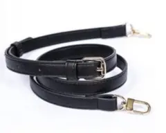 ヌメ革 ブラック ショルダー ストラップ 102～125cm  交換用