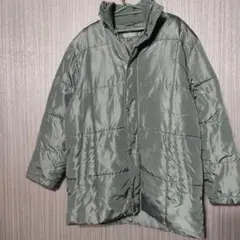 ELFオリーブグリーン 中綿入りダウンジャケット