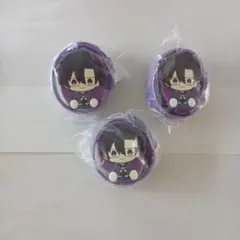 カラフルピーチ　カプセルマスコットウォッチ①　もふ 3個セット