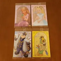 ディズニー ウエハース 4枚セット