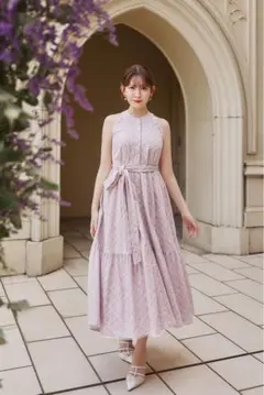 Her lip to ワンピース M Leira Lace Trim Dress - メルカリ