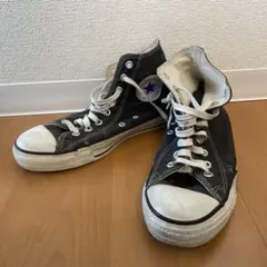 最終額_希少USA製グランジ黒converse ALLSTARサイズ7