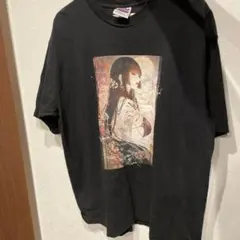 A*O様 GOAT 和風イラスト グラフィックTシャツ ブラック XLのサムネイル