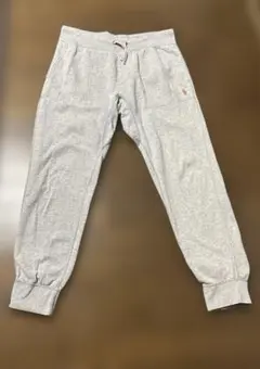 ポロ刺繍 グレー スウェットパンツ