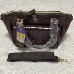 ✨新品✨ modaprincipe ハンドバッグ レザー クロコ押し 2way