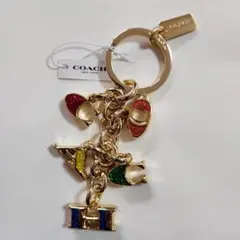 COACH 【❣️新春セール～1/31】カラフルチャーム キーホルダー