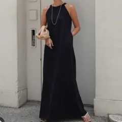 ⭐︎完売品⭐︎ZARA トレンチフレアミディワンピース XS ブラック