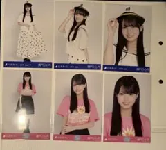 瀬戸口心月 乃木坂46 tシャツ 神奈川県ver.コーデ 生写真 6種コンプ
