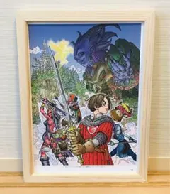 DQ210 ドラゴンクエスト イラスト 【額付】ドラクエX