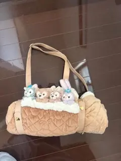 ダッフィー ぬいぐるみ付きブランケット