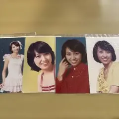②キャンディーズ　藤村美樹　プロマイド4枚セット マルベル堂　TOKYO