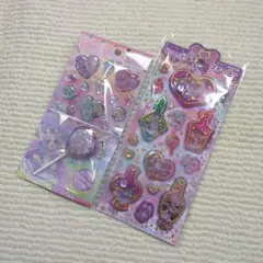 【新品・即日発送】名探偵プリキュア／ウォーターシール&キャンディチャームシール