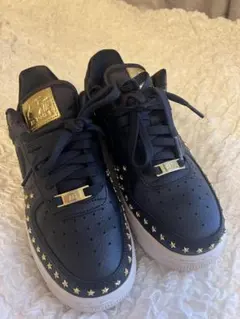 お値下げ【極美品】希少Nike Air Force 1 スタッズ 黒