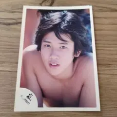嵐　旧ロゴ　嵐ロゴ　二宮和也　公式写真　1枚