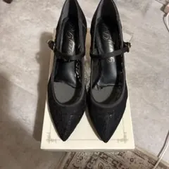 ドリードール パンプス ハイヒール 結婚式 M 23cm ブラック
