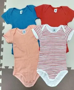 プチバトー　ロンパース　4点セット