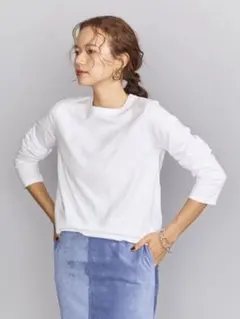 BEAUTY&YOUTH コットン天竺ロングスリーブカットソー