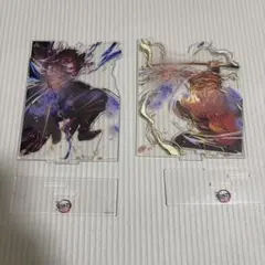 鬼滅 WEBSHOPくじ レイヤードアクリルスタンド アクスタ 善逸 獪岳 B賞