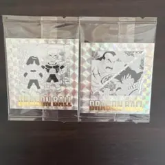 ドラゴンボール　ウエハース　40周年　シール　2枚セット　25 8