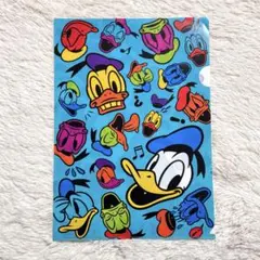 ドナルドダック 総柄クリアファイル 東京ディズニーリゾート限定