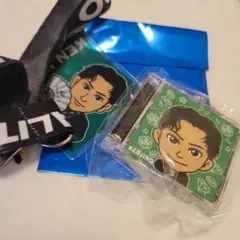 三代目　山下健二郎　2種セット　①　フォンタブ付きネックストラップ　ガチャ