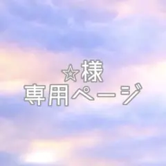 ☆様専用ページ