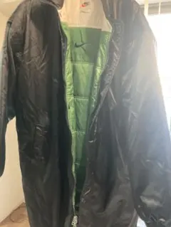 nike 90s 古着　ベンチコート　サッカー