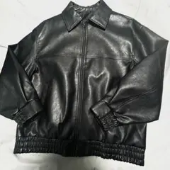 レザージャケット オーバーサイズ