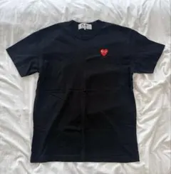 PLAY COMME des GARÇONS ブラック Tシャツ XXL