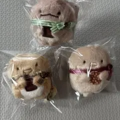 3個　すみっコぐらし　てのりぬいぐるみ　喫茶すみっコでチョコレートフェア