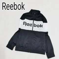 【リーボック】Reebok フルジップジャケット 白黒 レディース k4426