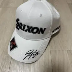 【SRIXON】サイン入り ホワイトキャップ フリーサイズ 新品未使用 レアのサムネイル