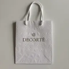 DECORTE エンボス花柄ショップ袋 中型