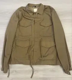 ASPESI☆新品アスペジ コットンキャンバスサファリ風ワークシャツ