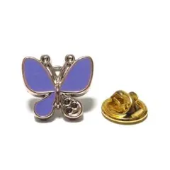 pin-2172　ラペルピン★ピンズ　蝶　ちょうちょ　バタフライ　ラベンダー