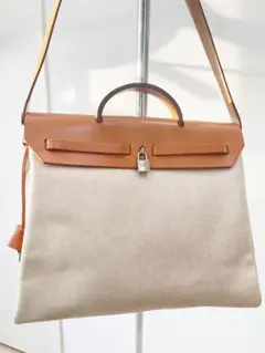 HERMES(エルメス)エールバッグＭＭキャンバストワルアッシュのサムネイル