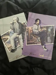 ブルーロック　まねきねこ　ポストカード　凪誠士郎　御影玲王