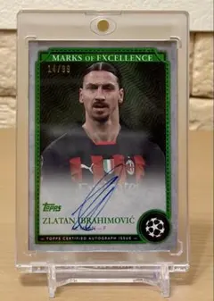 【世界99枚限定】ズラタン・イブラヒモビッチ Topps 直筆サインカード