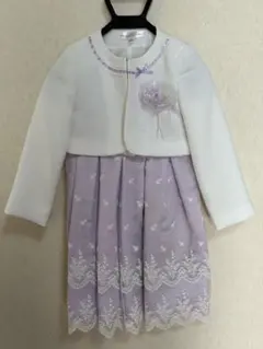 美品【卒園式入学式】【プライベートレーベル】【フォーマルワンピース⭐︎120cm】